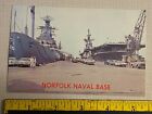 PC USA NORFOLK NAVAL BASE  PC  Aircraft Carrier 1970s