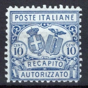REGNO 1928 RECAPITO AUTORIZZATO 10 C. DENT.11 G.I MNH** - Foto 1 di 1