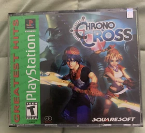 Chrono Cross PS1 Sony Playstation Complete CIB Authentic TESTED Black Label - Picture 1 of 4