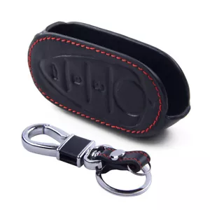 Funda protectora de cuero PU con llave FOB de 3 botones apta para Alfa Romeo MITO GIULIETTA 159 GTA - Imagen 1 de 4