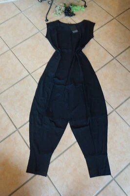BORIS INDUSTRIES HAREMS Jumpsuit 48 50 (5) NEU schwarz Baumwolle LAGENLOOK - Bild 1 von 3