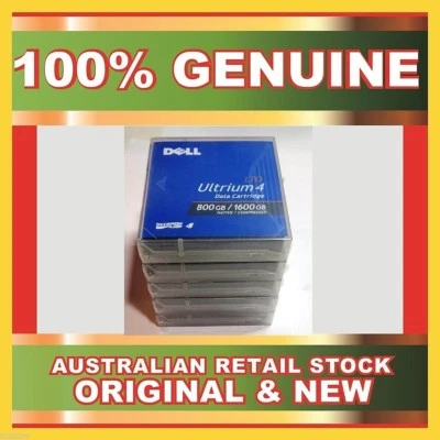 5 X Genuine Dell Lto Ultrium-4 800Gb 1600Gb  Data Cartridge Tape YN156 CN511 New - Image 1 of 2