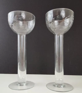 2 candelabros grabados Princess House Crystal Heritage de 10"" - Imagen 1 de 4