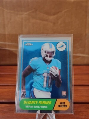 2015 Topps Chrome Football Devante Parker - Topps 60th Insert RC -Miami Dolphins - Image 1 of 2