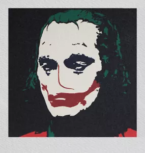 Original Print - Rubens Fogacci - Serigraphy Retouch - JOCKER - 12x12 cm - Picture 1 of 4