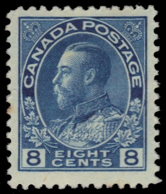 CANADA 115 - King George V "Admiral: Blue Dry Printing" (pa18756) $60 - Image 1 of 1
