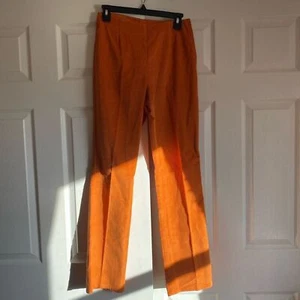 J.Crew orange Cord Bootcut hohe Leibhöhe Schlaghose Größe 6 schrullig hell - Bild 1 von 7