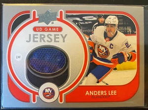 Anders Lee 2021-22 UD Game Jersey #GJ-AL New York Islanders - Picture 1 of 2
