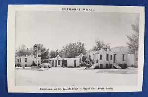 Vintage Postkarte Rushmore Motel Rapid City St Joseph Street South Dakota 1950er - Bild 1 von 3