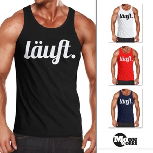 Herren Tanktop läuft Muskelshirt Tank-Top Muscle Shirt Achselshirt Moonworks® - Bild 1 von 6
