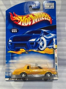 2001 HOT WHEELS "FIRST EDITIONS" #35 = MONTEZOOMA = YELLOW t-top monte carlo - Picture 1 of 2