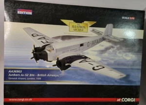 Corgi Aviation Archive 1:72 Scale Junkers Ju-52 3/m British Airways - Picture 1 of 9