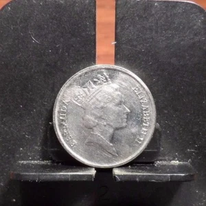 CIRCULATED,AU IN GRADE, 1994 10 CENTS BERMUDA COIN (100817)2 - Picture 1 of 3
