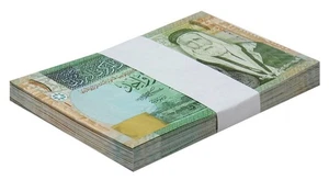 Jordan 1 Dinar, 2021 (AH1442), P-34j, UNC X 100 PCS Bundle Pack - Picture 1 of 2