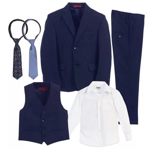 Gioberti Boy's Formal 6 Piece Suit Set, Royal Blue, Size 4T - Picture 1 of 4
