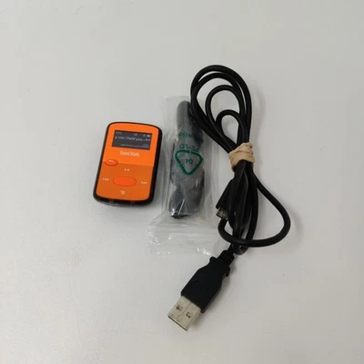 Reproductor de MP3 SanDisk 8 GB Clip Jam rojo SDMX26-008G-G46R (USADO RFB) ¡ENVÍO GRATUITO! Foto 1 de 4