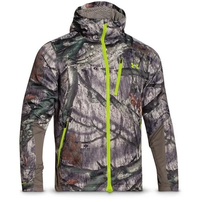 Chaqueta con Capucha Para Hombres Under Armour Storm Barrier Roble Mossy Treestand Camuflada Pequeña Foto 1 de 4