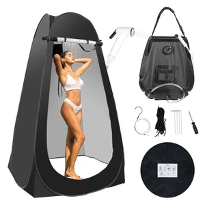 Portable Camping Bathroom Shower Tent Kit, Outdoor Pop Up Privacy Changing Te... - Picture 1 of 9