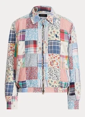 59 Polo Ralph Lauren Patchwork Jacket s cotton bomber S - Image 1 of 4
