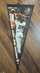 2007 WinCraft Barry Bonds Giants Pennant Record Breaking 756 Home Runs 29" - Picture 1 of 2