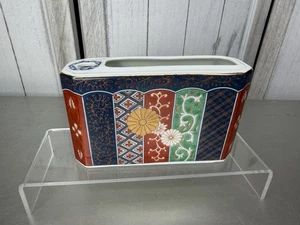 Vintage Takahashi Orientalische Keramik Stift und Memo Pad Halter - Bild 1 von 7