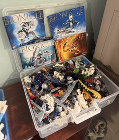 LEGO BIONICLE Bulk Lot Kopaka Nuva, Kohrak, Nuju, Nuurakh Sets & Parts