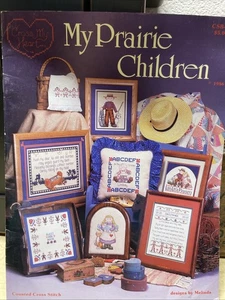 My Prairie Children by Cross My Heart Counted Cross Stitch Pattern Booklet Vtg - Picture 1 of 14