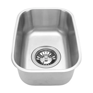RV Sink Stainless Steel Mini Single Bowl RV Sink Wash Basin For Cars Boats RVs - Picture 1 of 12
