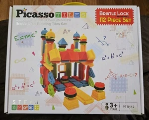 Picasso Fliesen 112 Stück Borstenschloss Bausteine - 3D Bausteine - Neu! - Bild 1 von 4