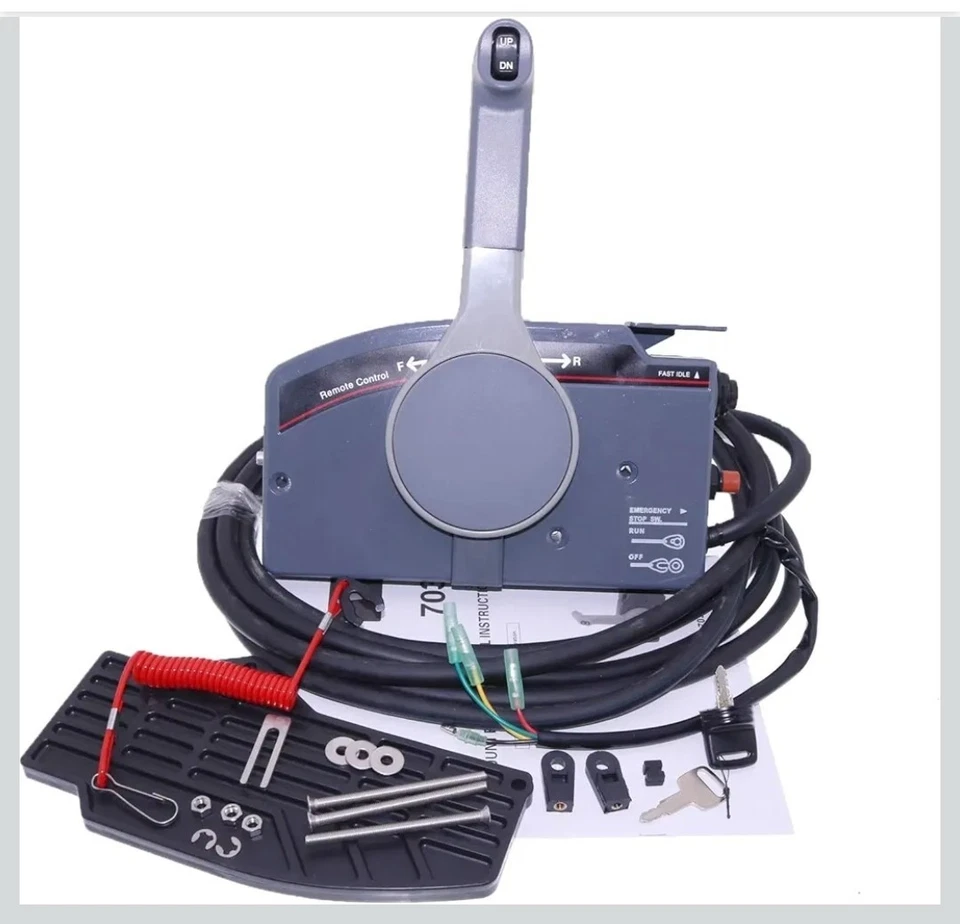 Boat Remote Control Box for Yamaha Outboard 10 Pin PUSH Throttle 703-48205-16-p - Image 1 of 4
