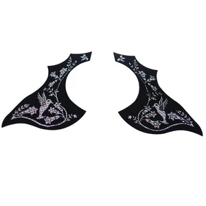 2X(2 Pezzi Tavola Chitarra - Graffi Guardia Plate Autoadesiva A3911 - Foto 1 di 8