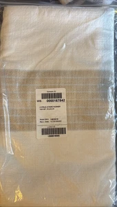 Williams Sonoma Cyprus Stripe (Flax) Table Runner 16x108" - SAMPLE - NEW - Picture 1 of 5