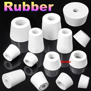White Rubber Feet Pads With Washer Rubber Bumper Chassis Anti-Vibration Damping - Picture 1 of 17