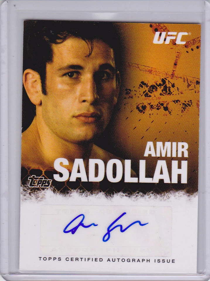 2009 Topps UFC Autographs #FAASA Amir Sadollah Auto - Image 1 of 1