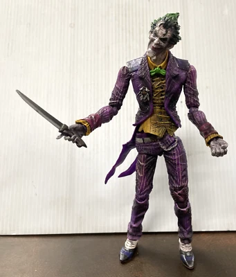 JOKER Play Arts Kai 9" Figure Arkham Asylum Batman City Knight Origins - Image 1 of 4