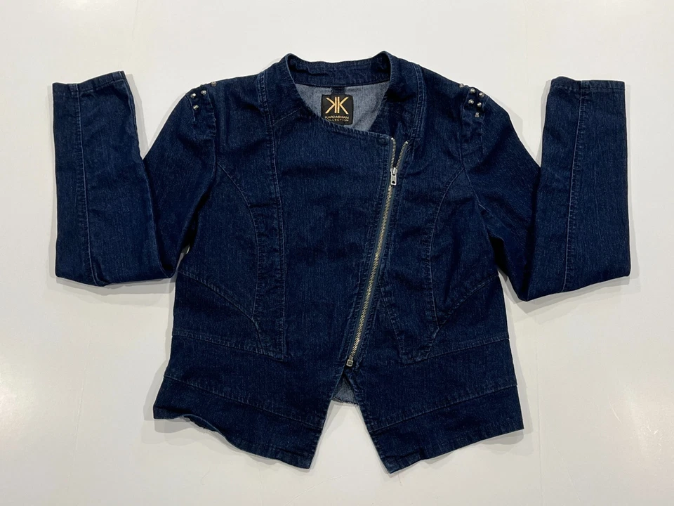 Chaqueta de mezclilla alta velocidad Kardashian Kollection Kourtney - Talla L - 2014 Foto 1 de 4