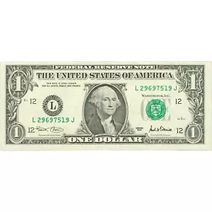 2001 United States 1 Dollar Banknote (BAN472-) - Picture 1 of 2