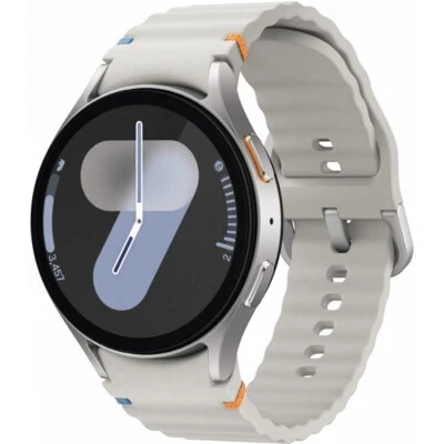 Samsung Galaxy Watch7 L315 44 mm Aluminium LTE Smartwatch silber Bluetooth  - Bild 1 von 4