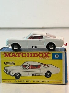 Matchbox No. 8 Ford Mustang with Original F Type Box - Picture 1 of 17