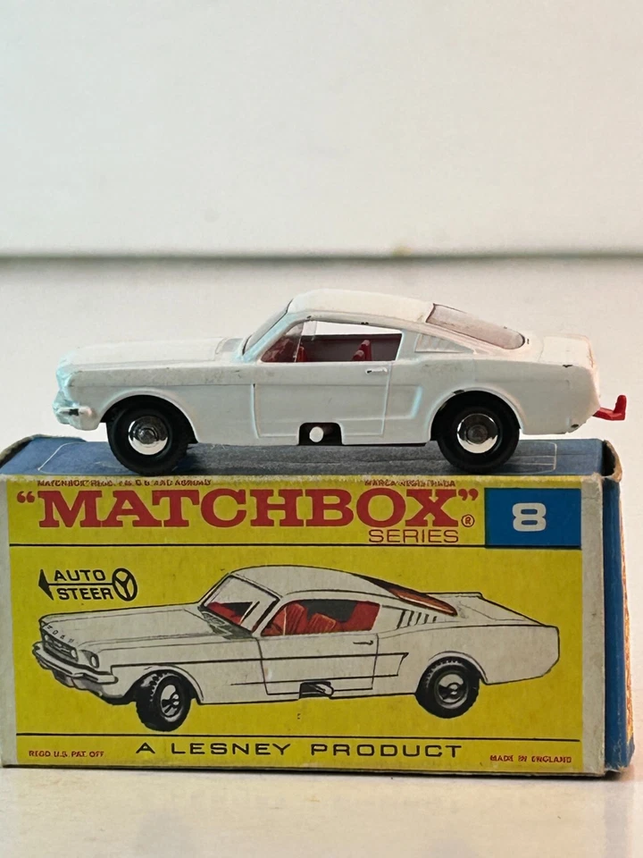 Matchbox No. 8 Ford Mustang with Original F Type Box - Image 1 of 4