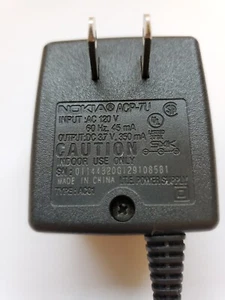 Nokia ACP-7U Power Adapter 120V Output DC 3.7V 350mA end tip 4mm - Picture 1 of 4