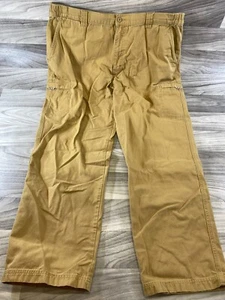 LL Bean Men's Khaki Hiking Cargo Pants Size 42x34 - Picture 1 of 8