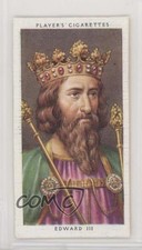 1935 Player's Kings & Queens of England Tobacco Edward III #11 yv5