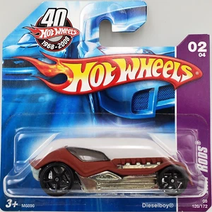 DIESELBOY Brown 2008 Hot Wheels #126 Rat Rods Short Card Mattel - Picture 1 of 7