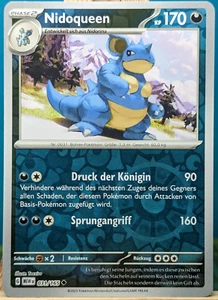POKEMON - 151 - Nidoqueen - 031/165 - REVERSE HOLO - alemán - Imagen 1 de 1