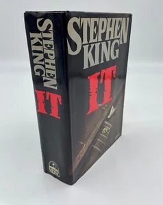Stephen King  IT (1986, HC/DJ, 1st Edition 1st Print) RARE - Price Clipped Gift - Picture 1 of 9