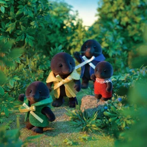Sylvanian Families mole family/Calico Critters - Picture 1 of 5