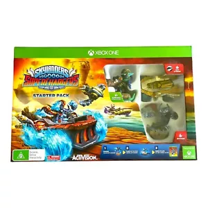 Skylanders SuperChargers Starter Pack Golden Hot Streak Variant XBOX ONE VHTF 🐙 - Picture 1 of 13