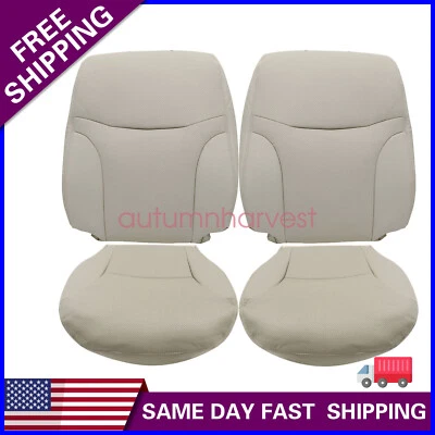 Cubierta de asiento de cuero tostado inferior/parte superior delantera para Lexus ES300 ES330 2002-2006 Foto 1 de 4