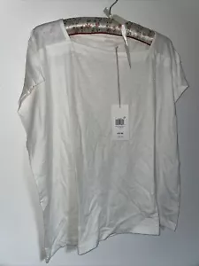 TOAST New collection Cotton Grown On Sleeve Tee Small XL off-White £55 BNWT - Picture 1 of 5